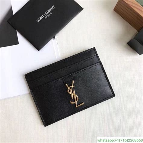 ysl porte carte rose|ysl card holders for women.